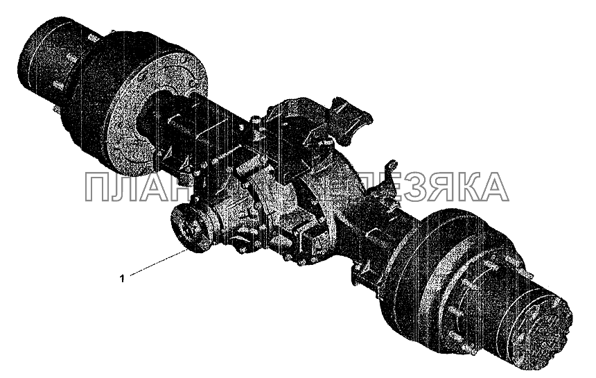 Мост задний МАЗ-533608 МАЗ-6303 (2005)